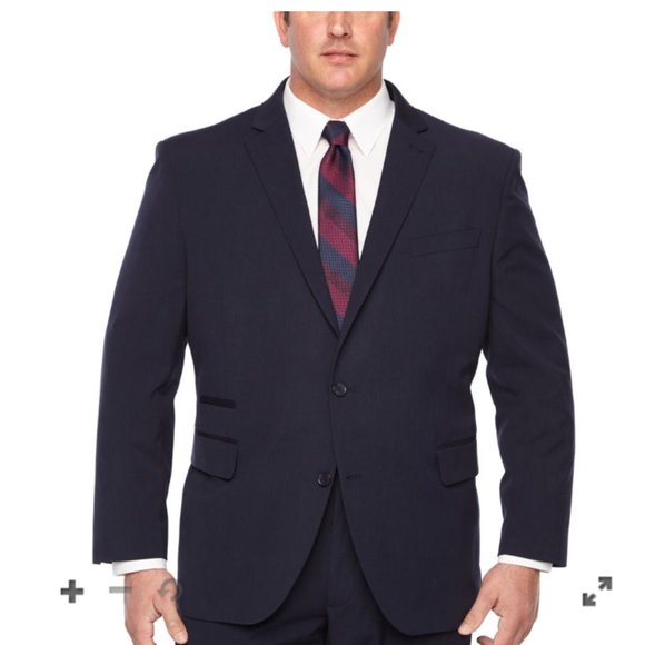 jf j.ferrar Other - JF J. Ferrar Navy Suit 46L Blazer 41 Waist